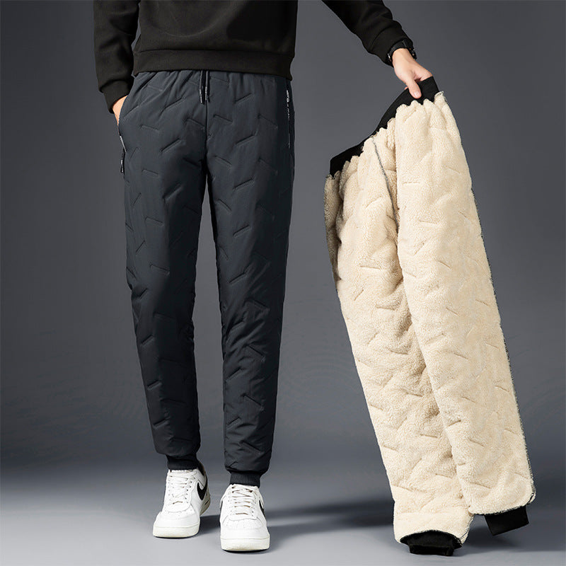 Men's Winter Velvet Fleece Jogging Pants