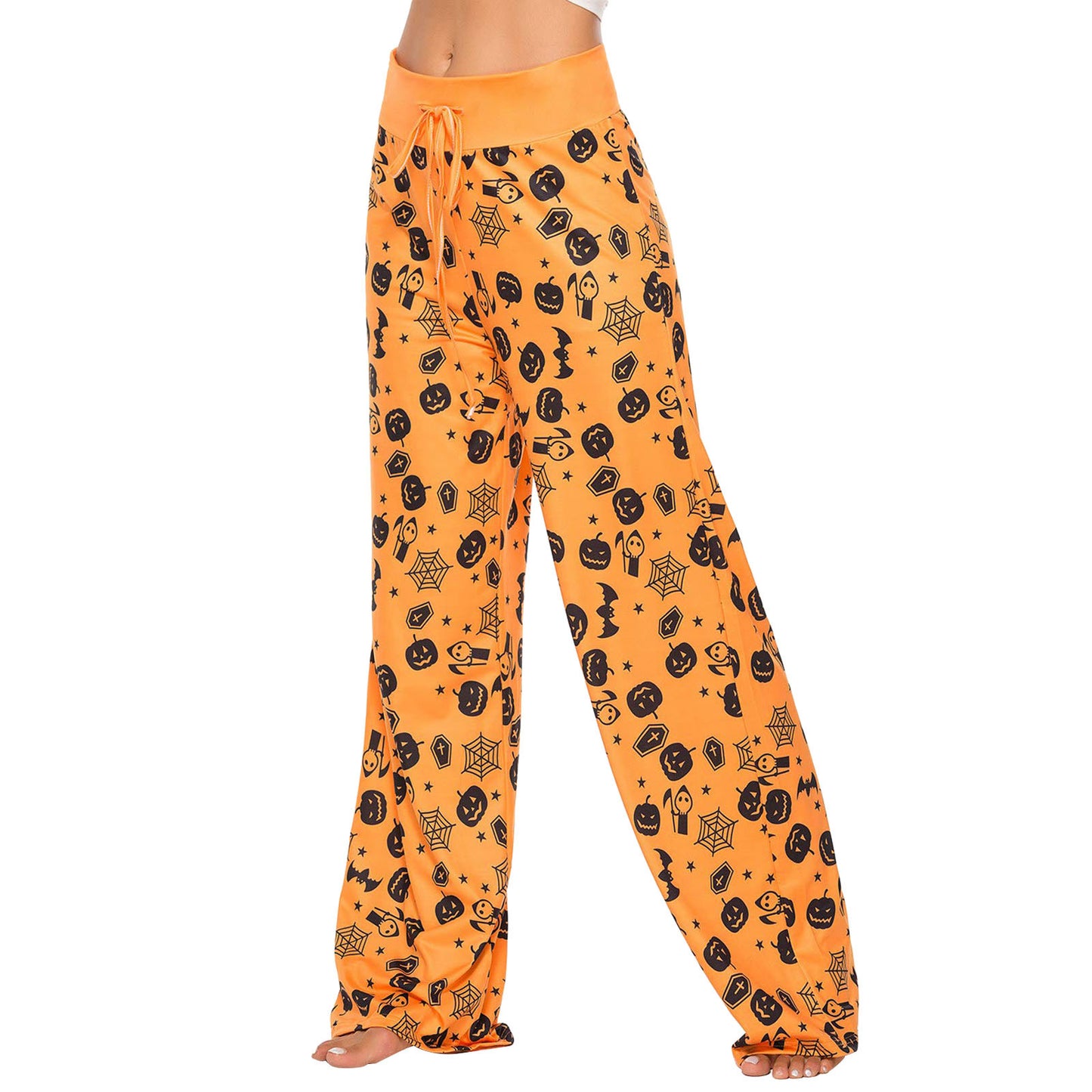 Women's Halloween Pumpkin Pants