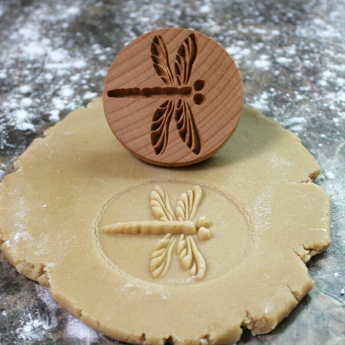 Premium Shortbread Mold - Beech Wood