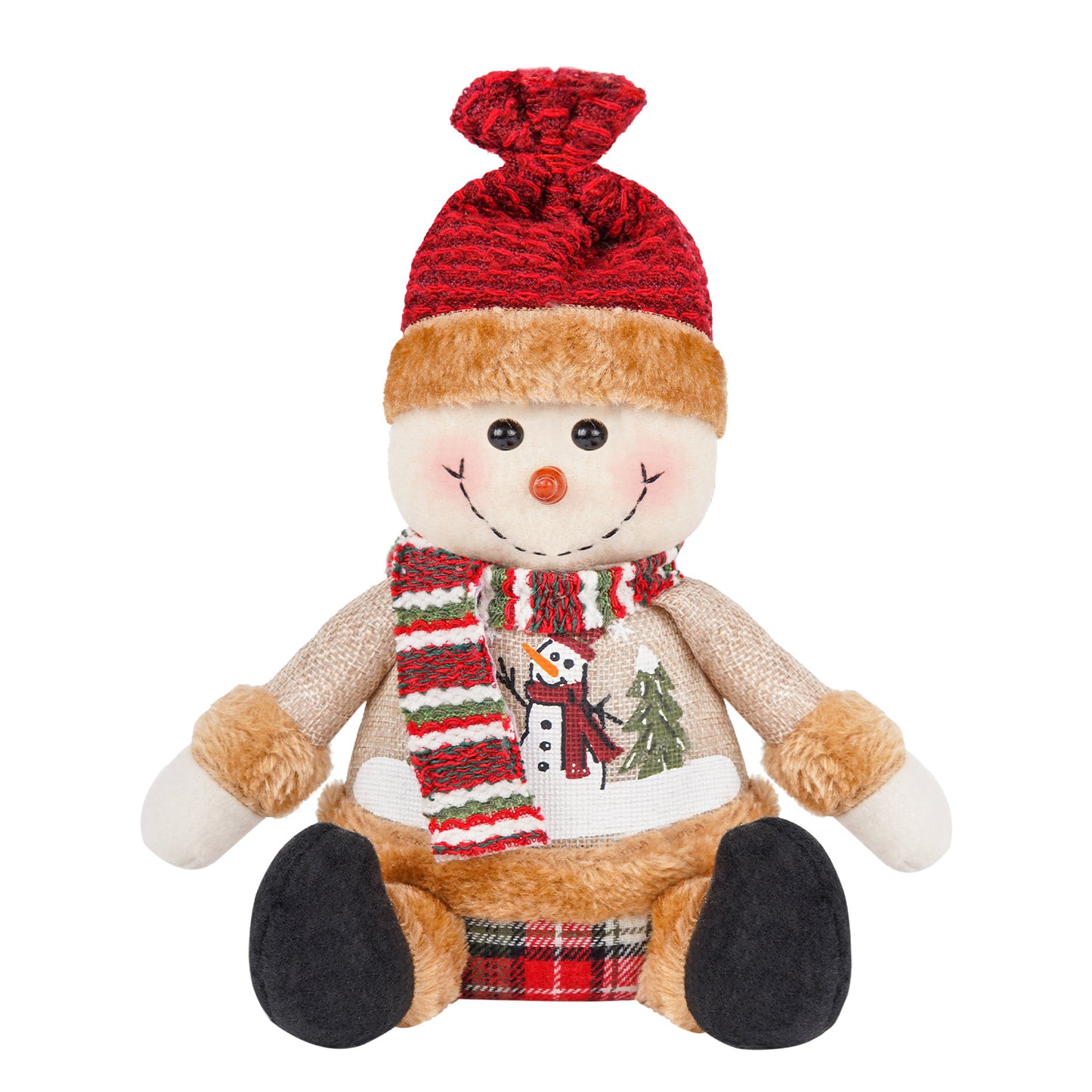 Christmas Snowman Doll Ornament