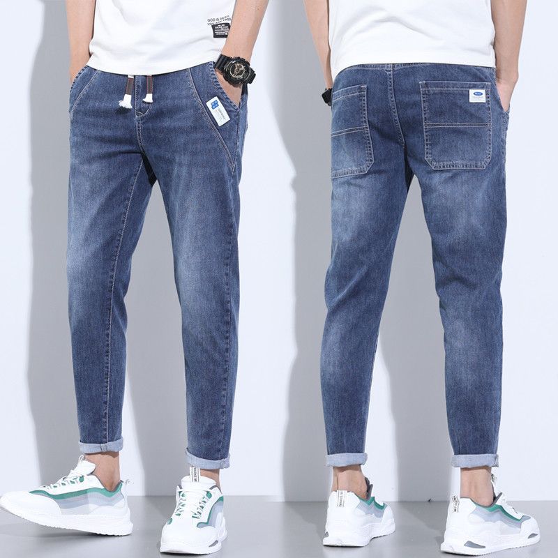 Thin Denim Stretch Men's Trousers