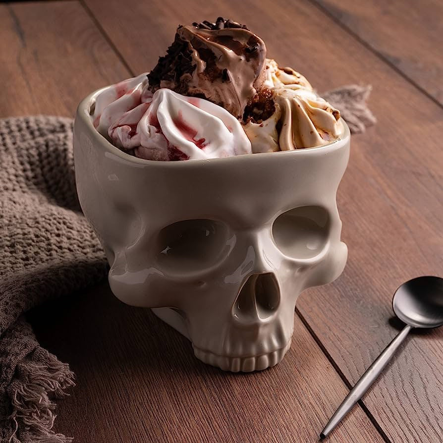 Premium Skull Noodle Bowl Set