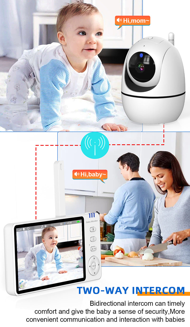 HD Wireless Baby Monitor with Crying Detection