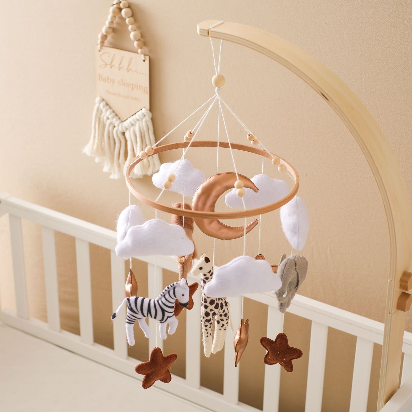 Forest Animal Wind Chimes Crib Bell