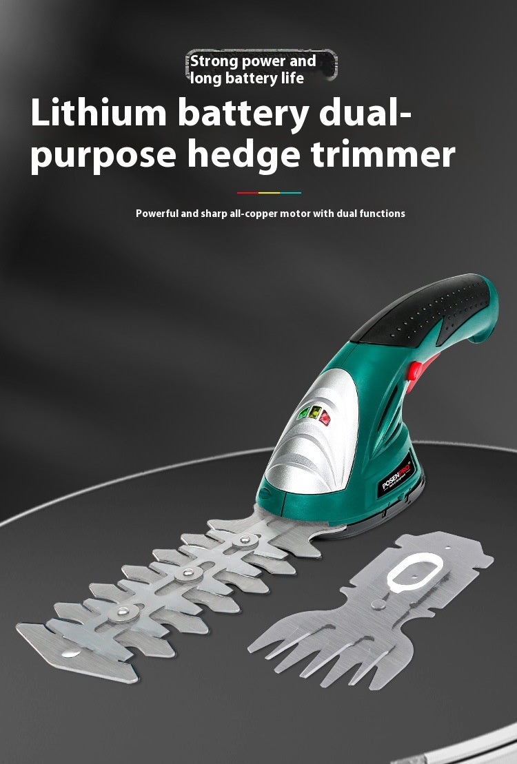 Electric Hedge Trimmer & Lawn Mower Combo