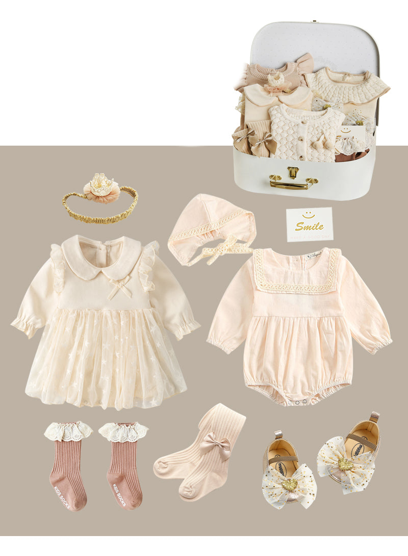 Baby Girl 8-Piece Cotton Set