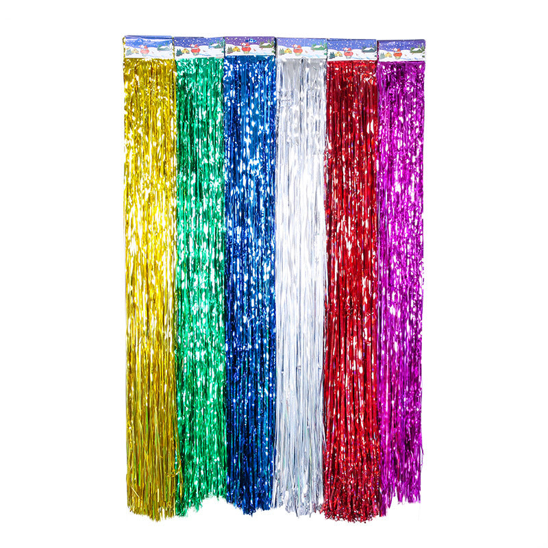 Tassel Rain Silk Balloon Curtain