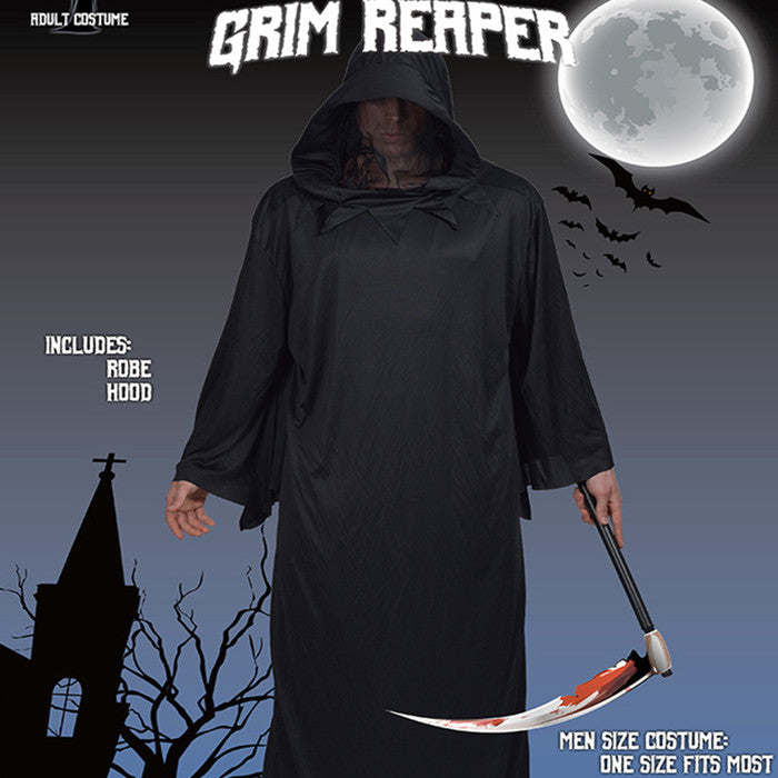 Cold Black Robe Halloween Costume