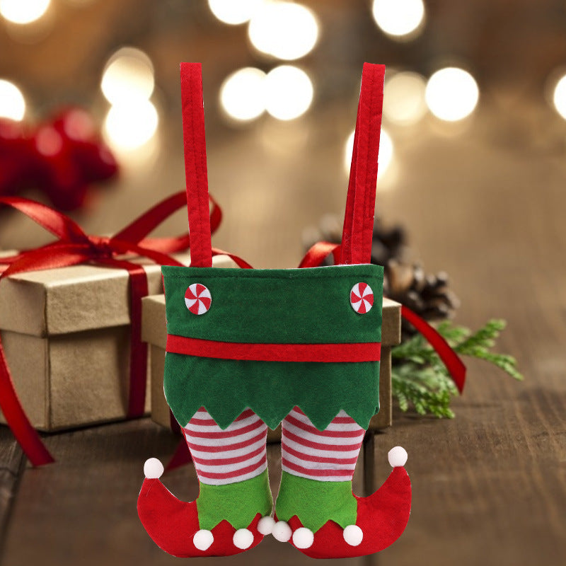 Elf Candy Gift Bag - Festive Christmas Decoration