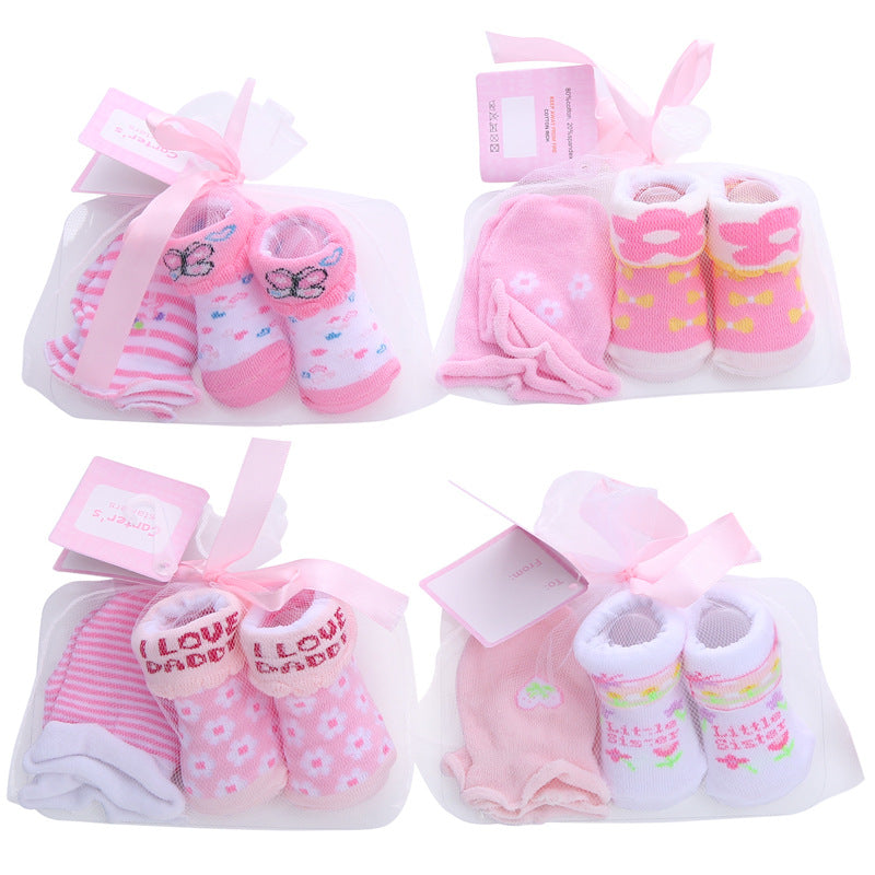 Cute Cartoon Baby Socks Set