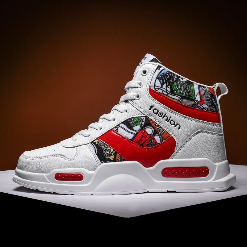 Trendy Graffiti High-top Sport Shoes