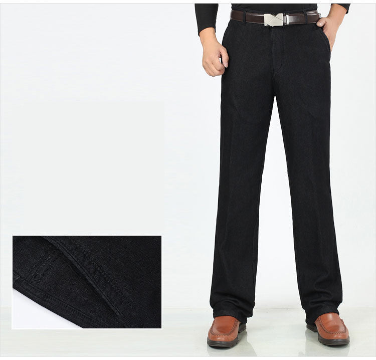 Cashmere High-Waist Men's Trousers