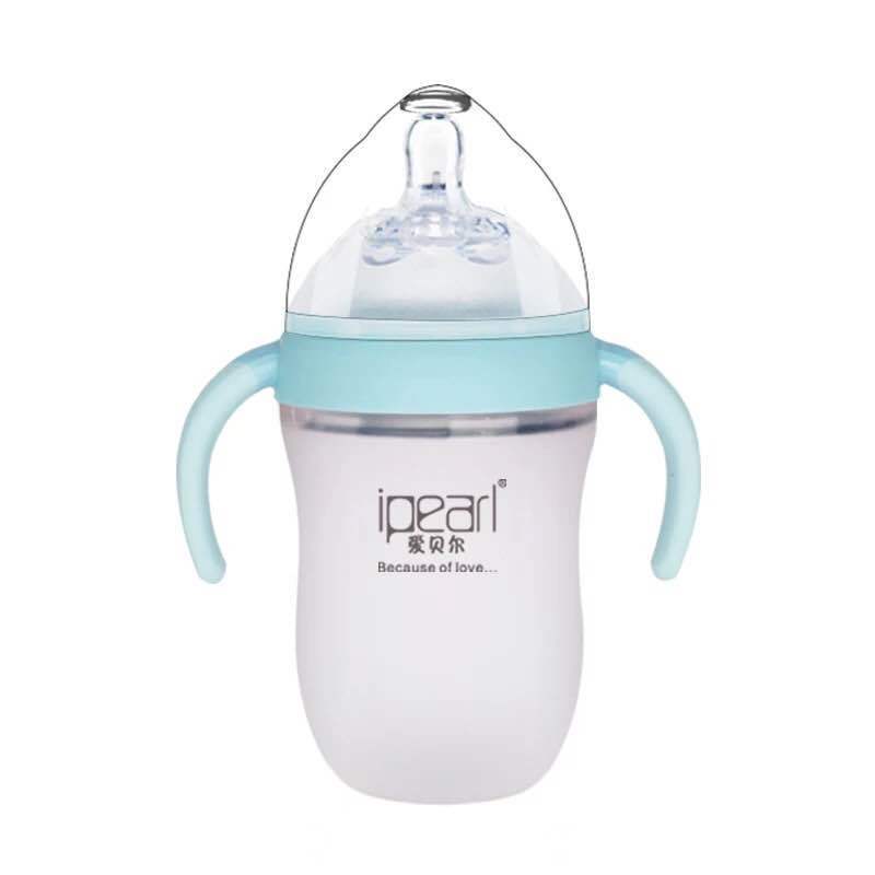 Soft Silicone Baby Bottle - Drop-proof for Newborns