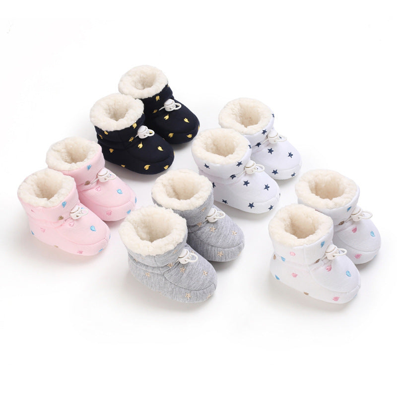 Warm Cotton Baby Shoes for Fall & Winter