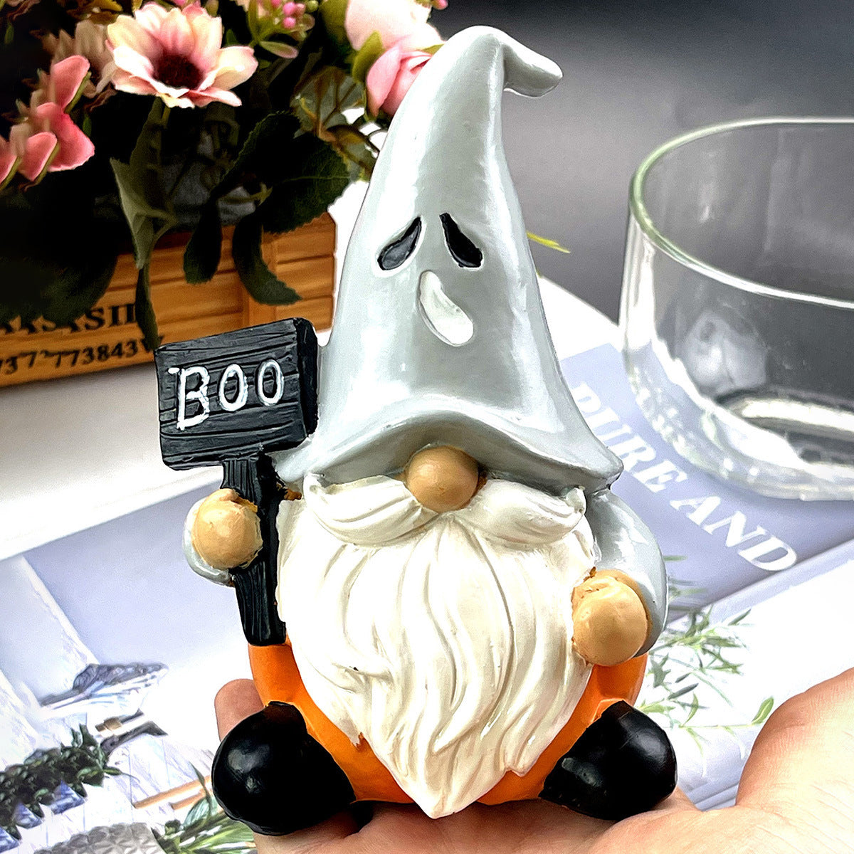 Spooky Halloween Resin Decor Set