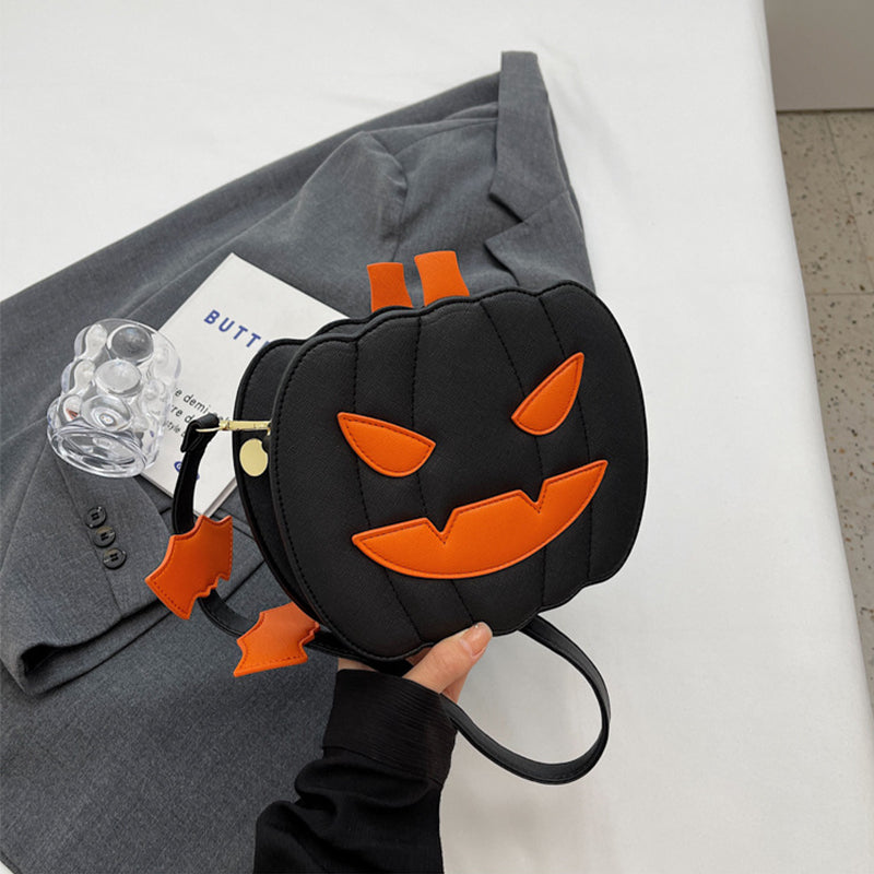 Funny Pumpkin Cartoon Shoulder Bag