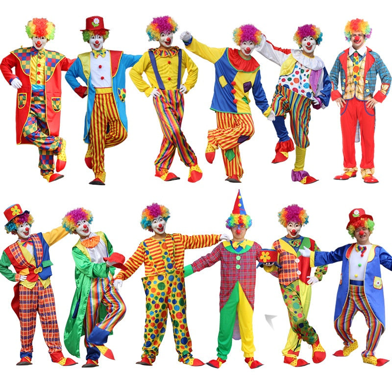 Premium Halloween Clown Costume Set